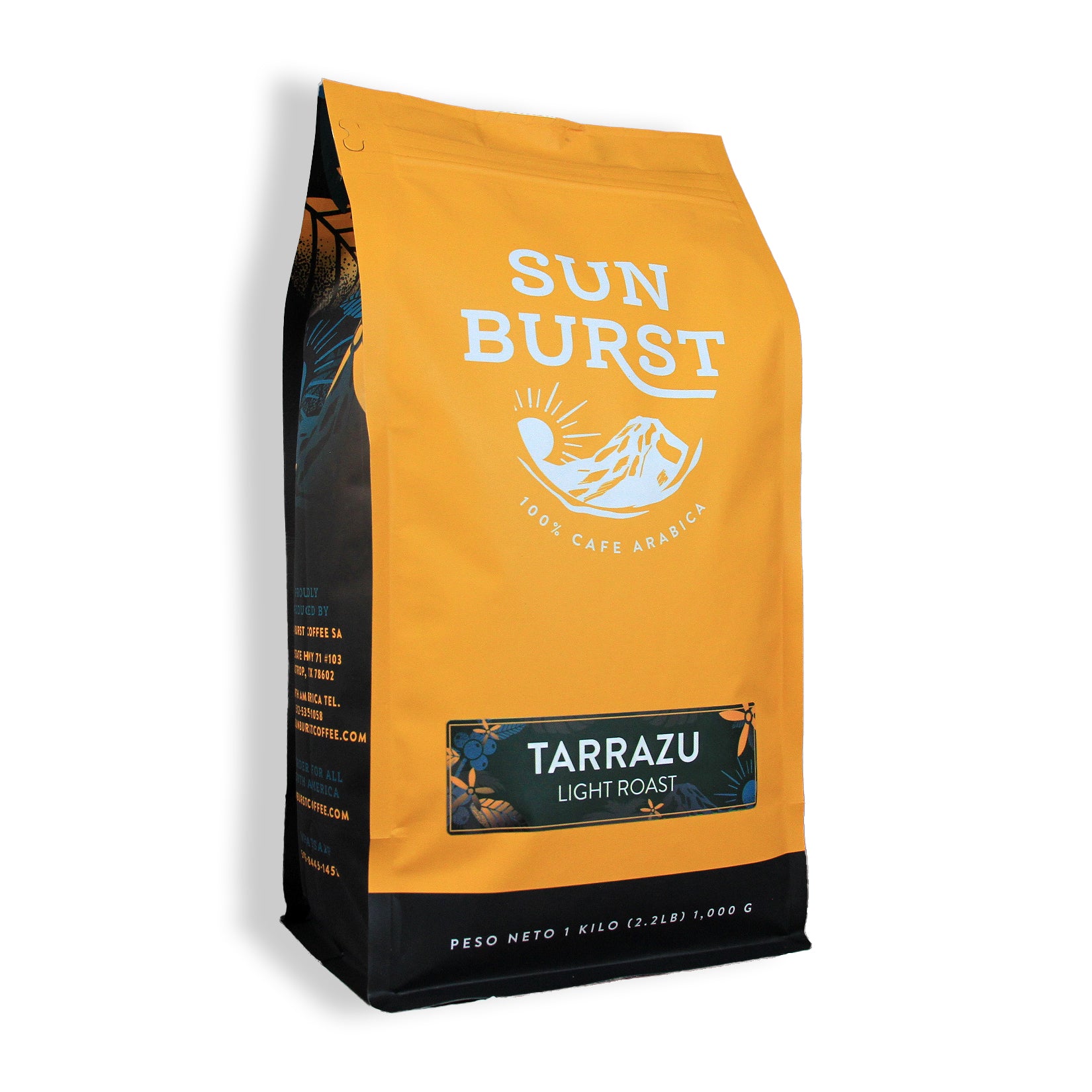 Tarrazu Light Roast – Sun Burst Coffee North America